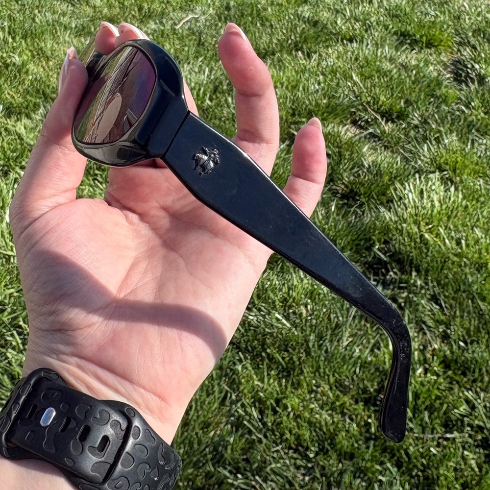 Women’s Vintage Brooks Brothers Black Gloss Polarized Sunglasses Vintage